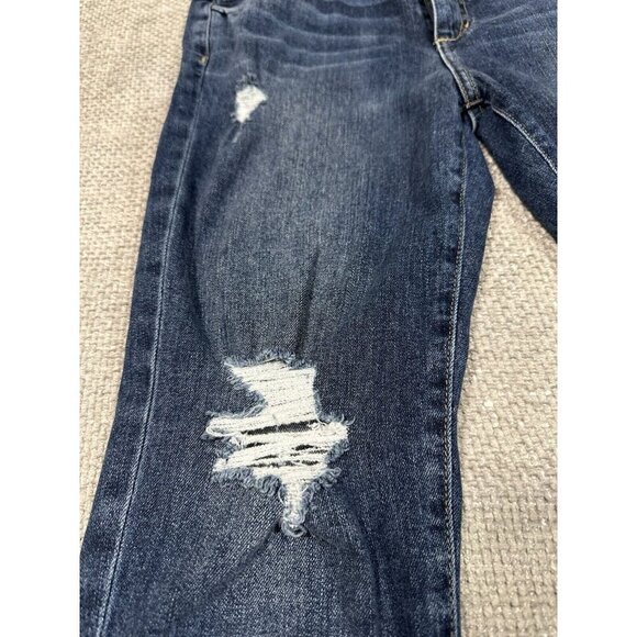 Joes Jeans Womens‎ 28 Blue Boyfriend Slim Crop Stretch Distressed - Picture 6 of 13